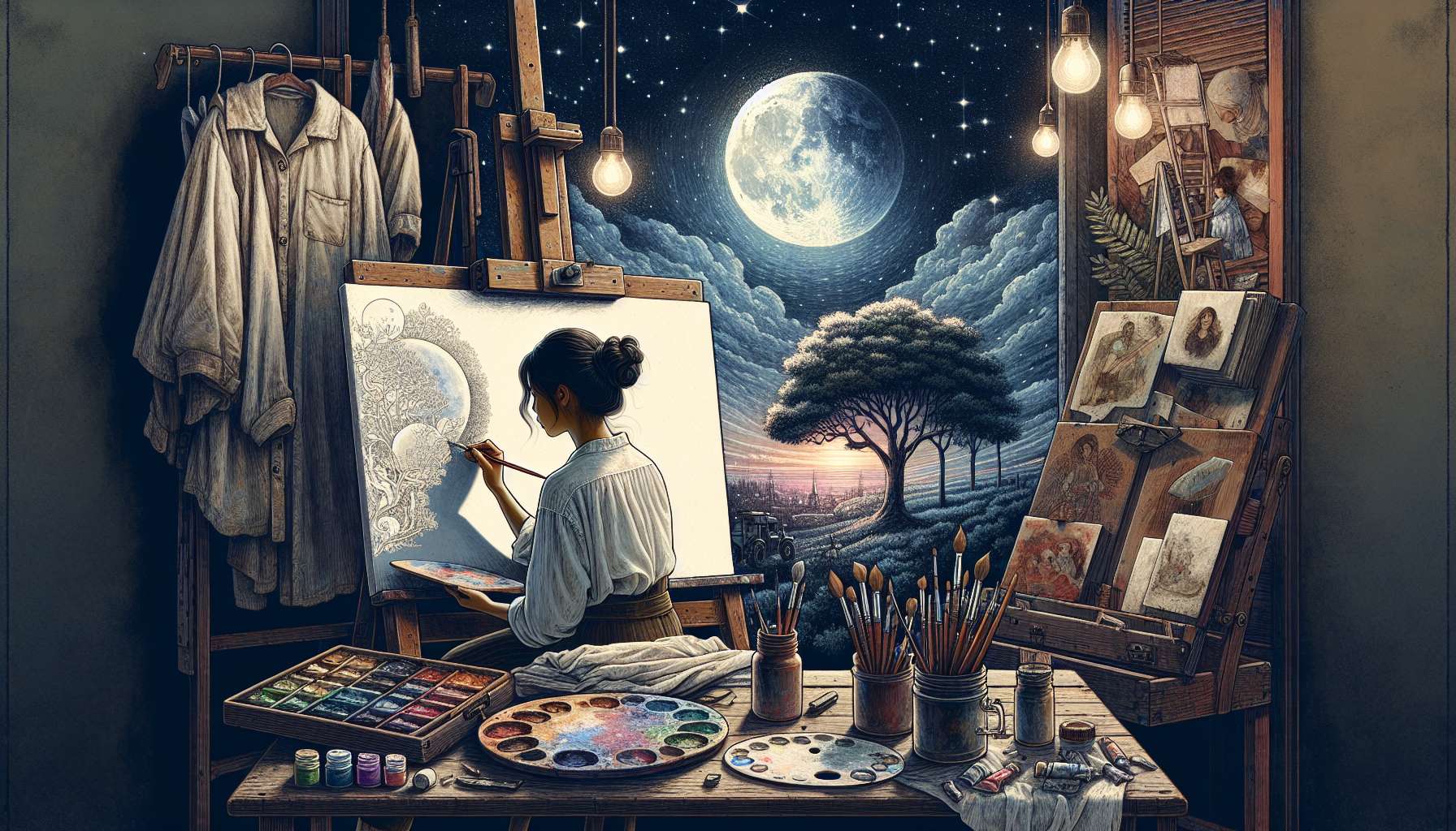 Midnight Musings in Art: Exploring the Depths of Creativity