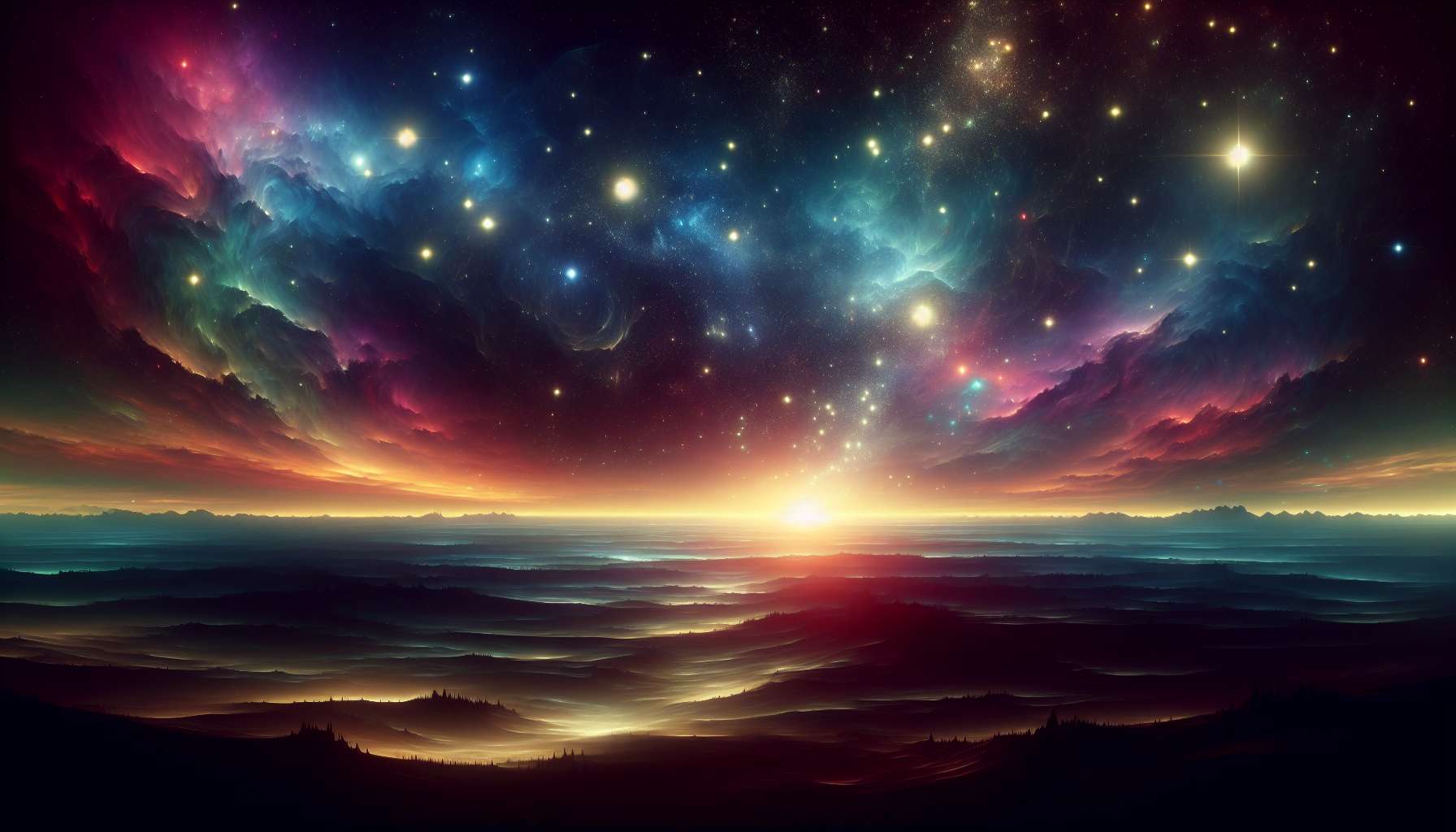 Astral Twilight Vistas: Exploring the Mystical Beauty of the Dusk Sky