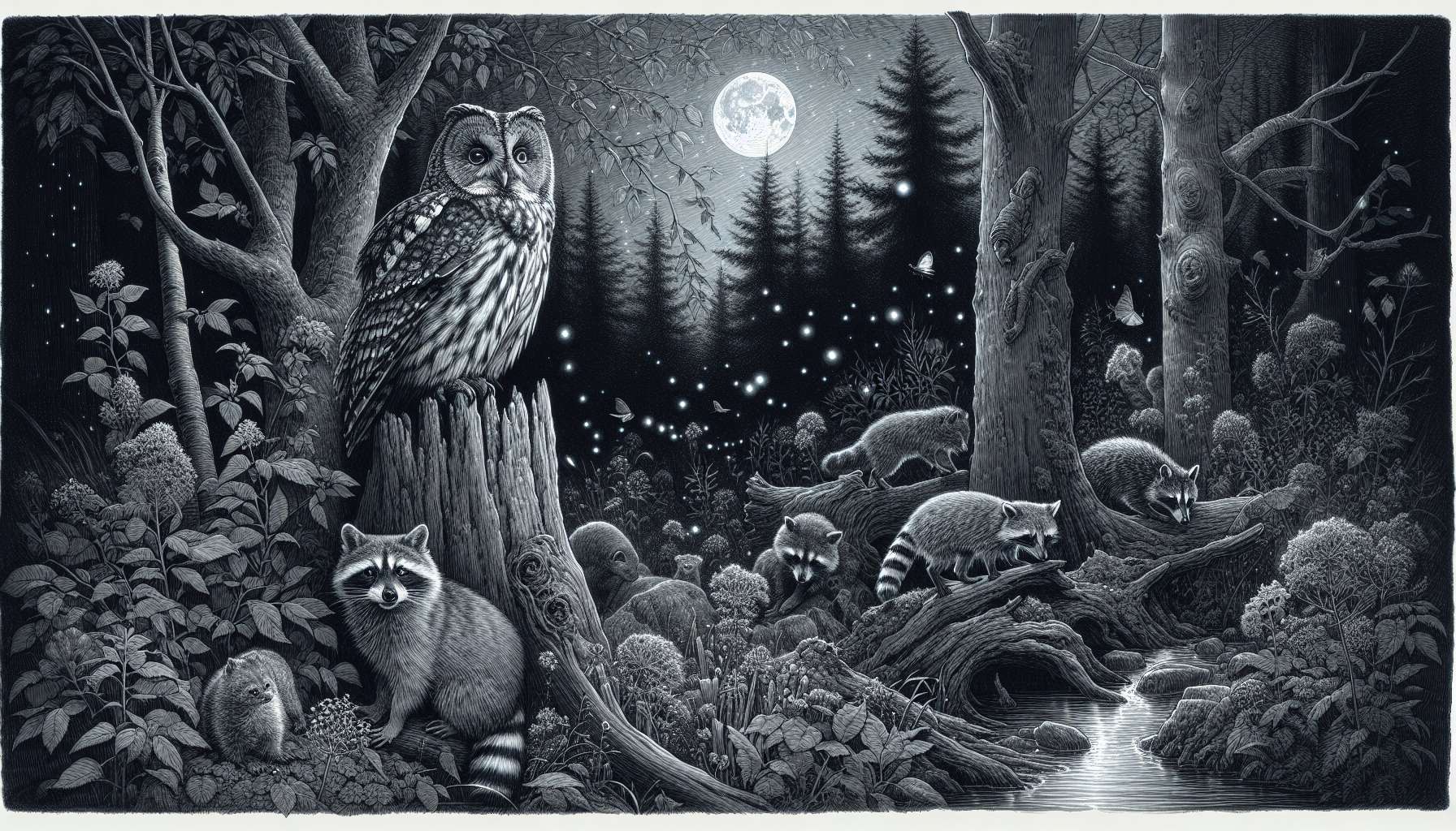 Nocturnal Nature Studies: Exploring the Wonders of the Night